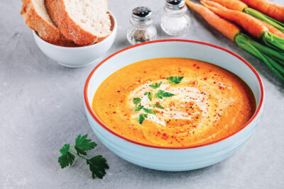 Spiced Sweet Potato & Carrot Soup