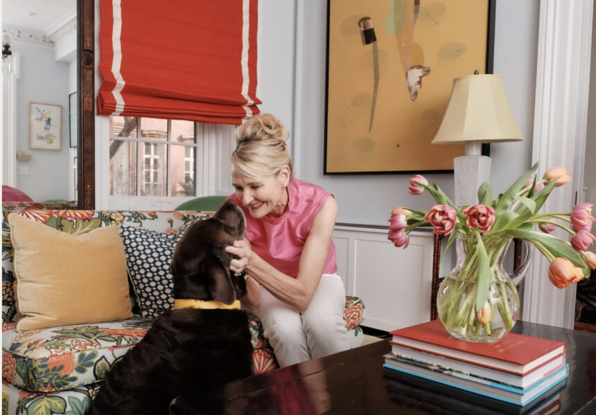 Elyce Arons with Dog