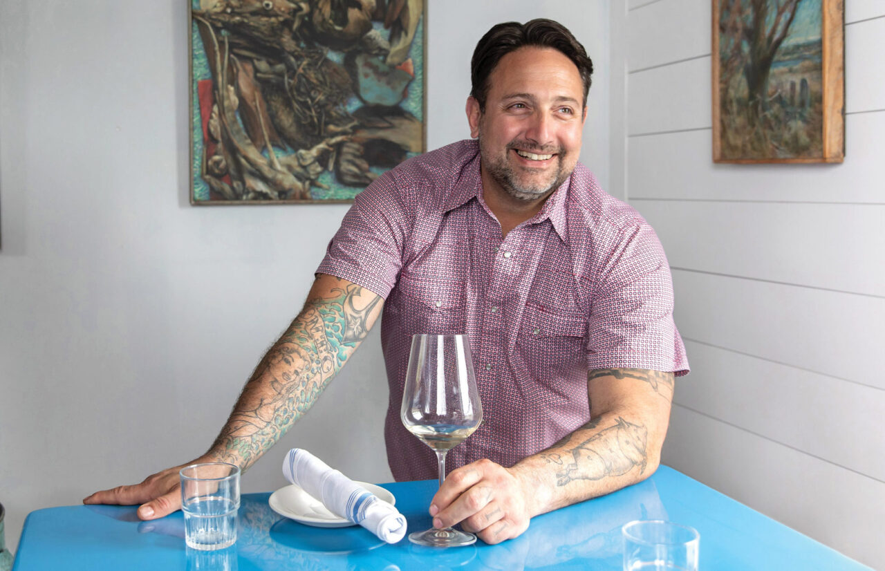 Chef Nino Mancari at Hooked