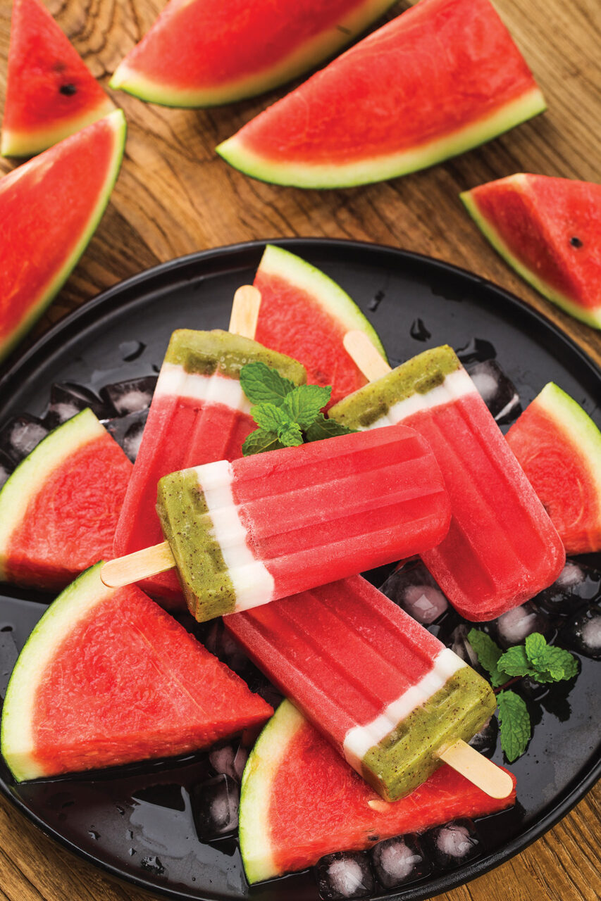 Watermelon Popsicles