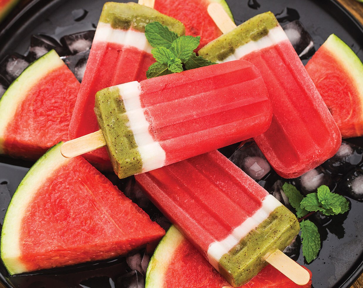 Watermelon Popsicles