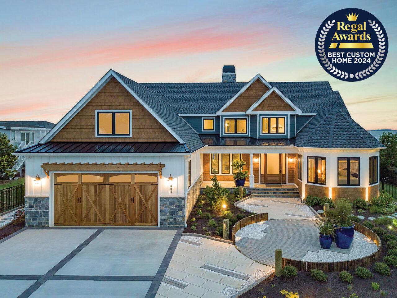 House with Regal Awards' Best Custom Home 2024 Award