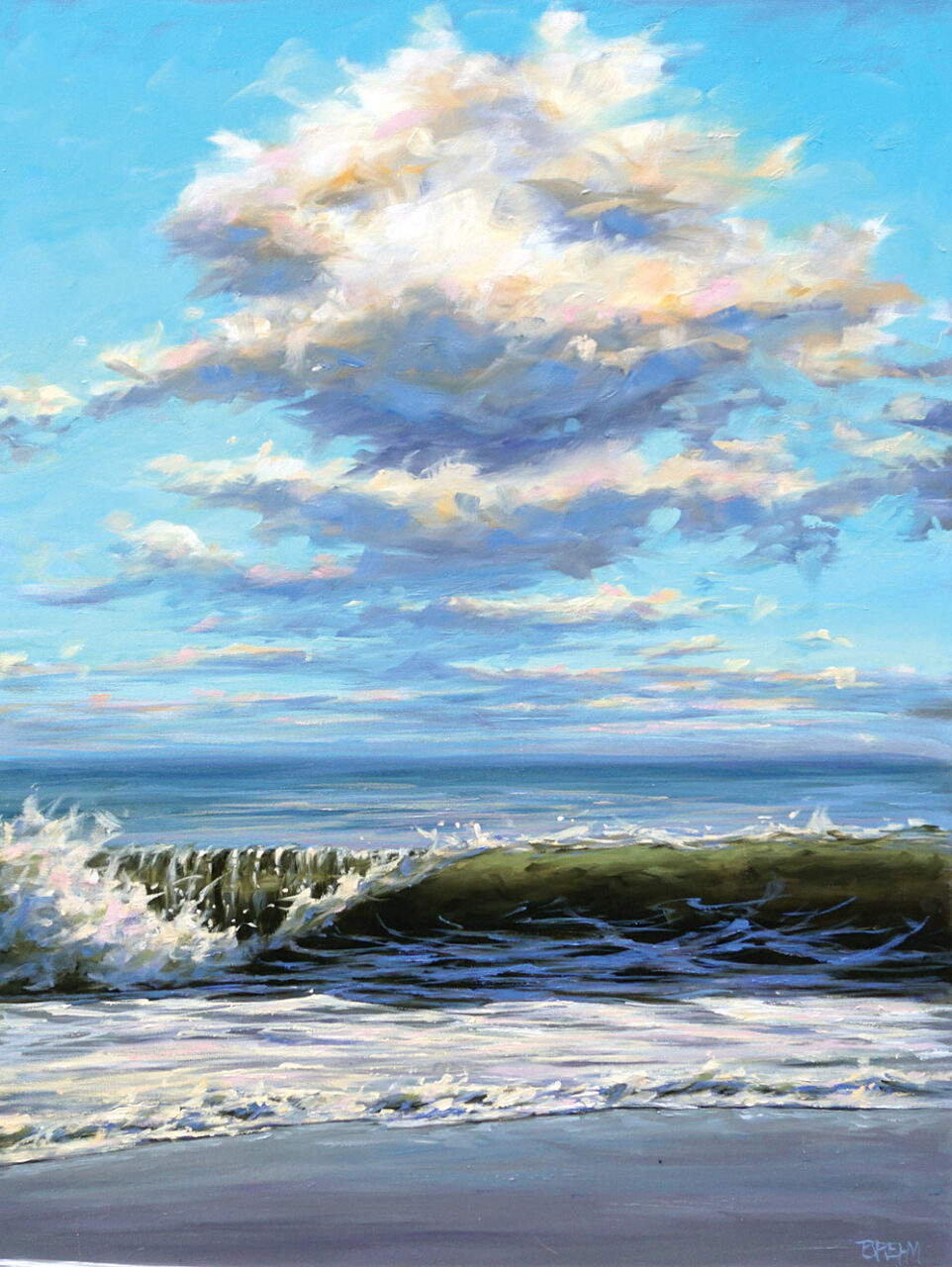 Big Sky Curl Painting