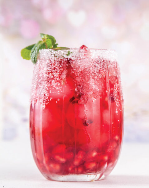 Pomegranate Mocktail Fizz