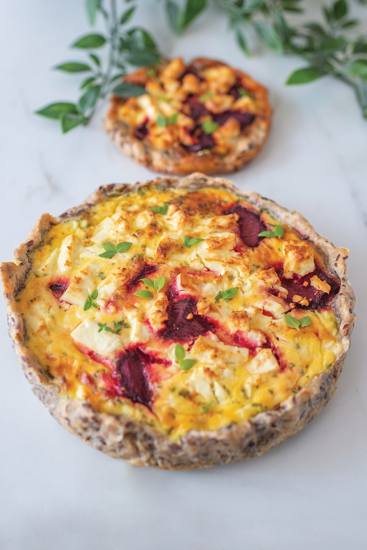 Roasted Carrot Quiche