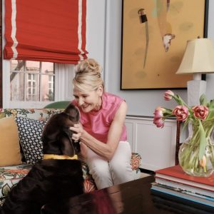 Elyce Arons with Dog