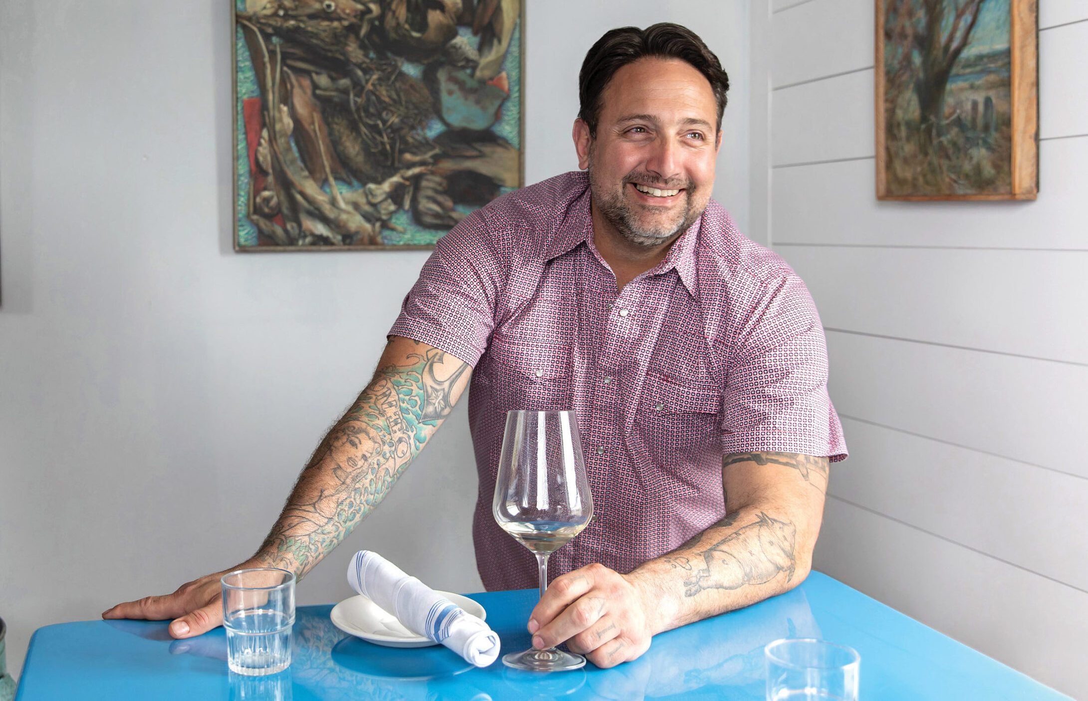 Chef Nino Mancari at Hooked