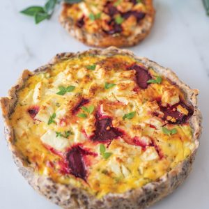 Roasted Carrot Quiche